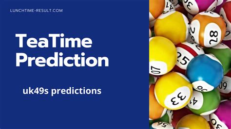 Uk 49 teatime pairs prediction  These Uuk49s 100 predictions are guessed